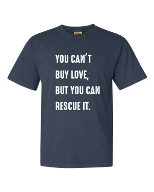 Can't Buy Love Unisex T-Shirt (Denim)