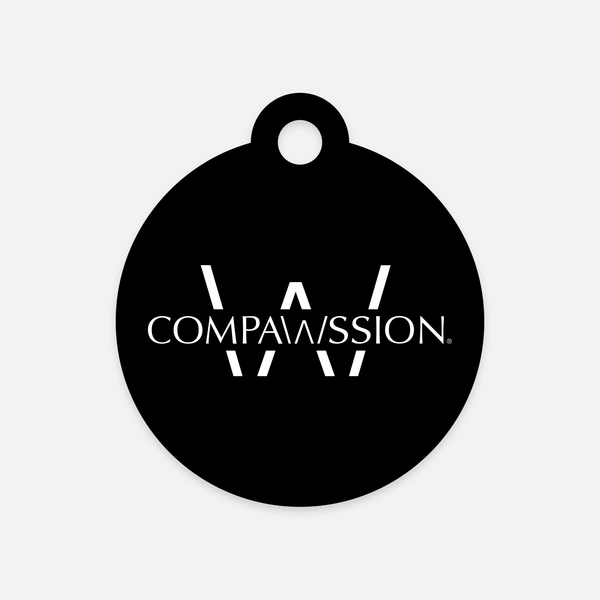Compawssion Pet Tag (Black)